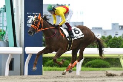 プレストレジーナ号が新馬